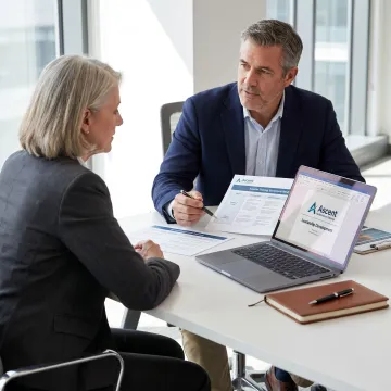 Executive communication coaching session