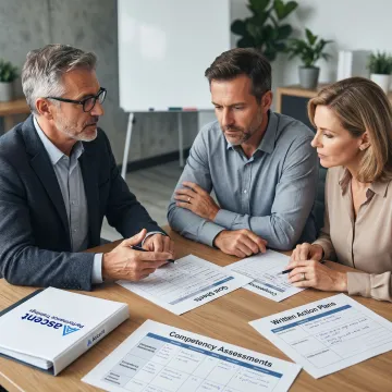 Executive coaching process with leadership strategy planning
