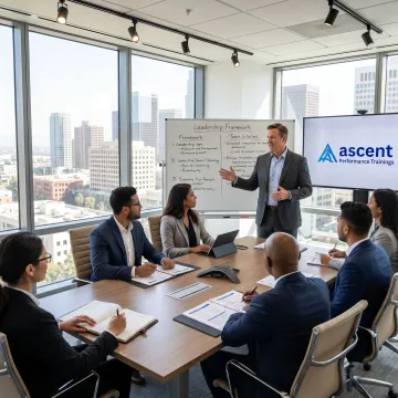 Executive coaching session with Los Angeles leaders