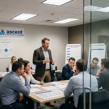 Leadership training process session