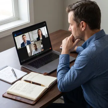 Online coaching process for corporate professionals