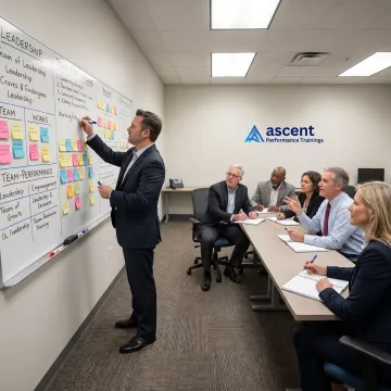 Management training workshop for business leaders