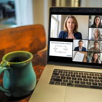 Virtual leadership workshop process