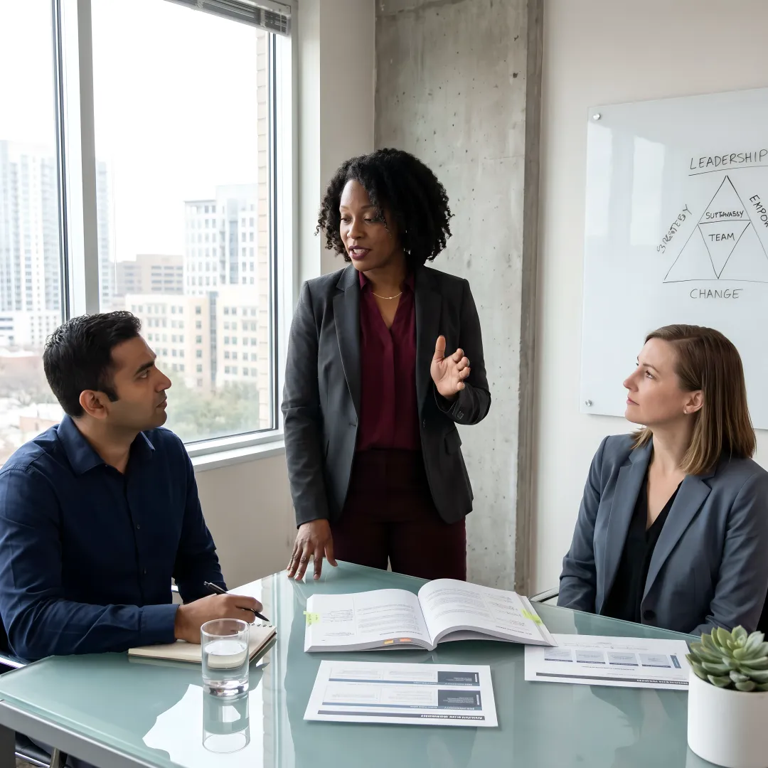 Executive leadership coaching session in Austin