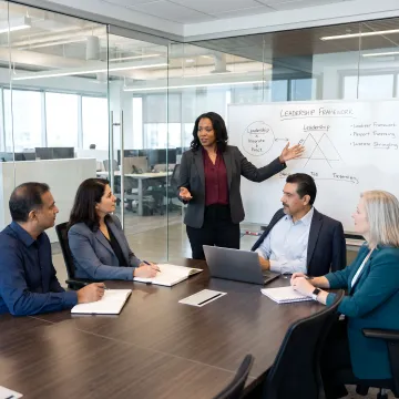 Executive leadership coaching session