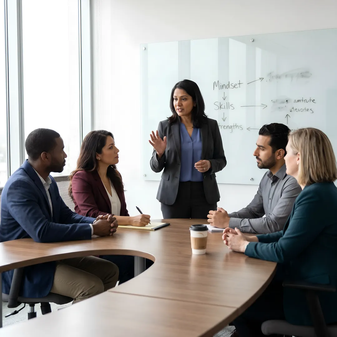 Executive leadership coaching session in Minneapolis