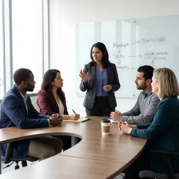 Executive leadership coaching session in Minneapolis