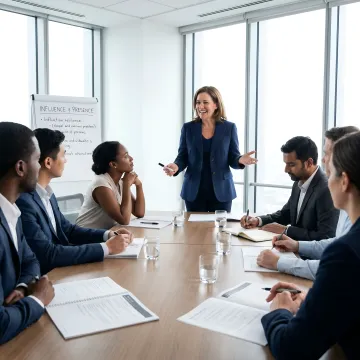 Executive coaching session for leadership presence