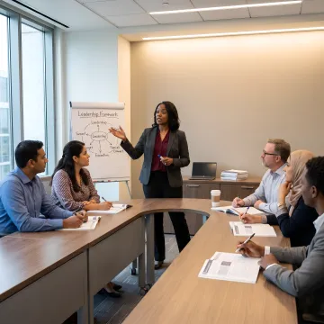 Executive coaching session for emotionally intelligent leadership