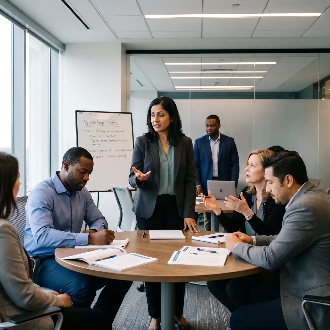 Communication training process session