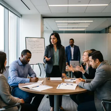 Communication training process session