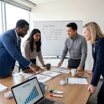 Sales coaching process planning session