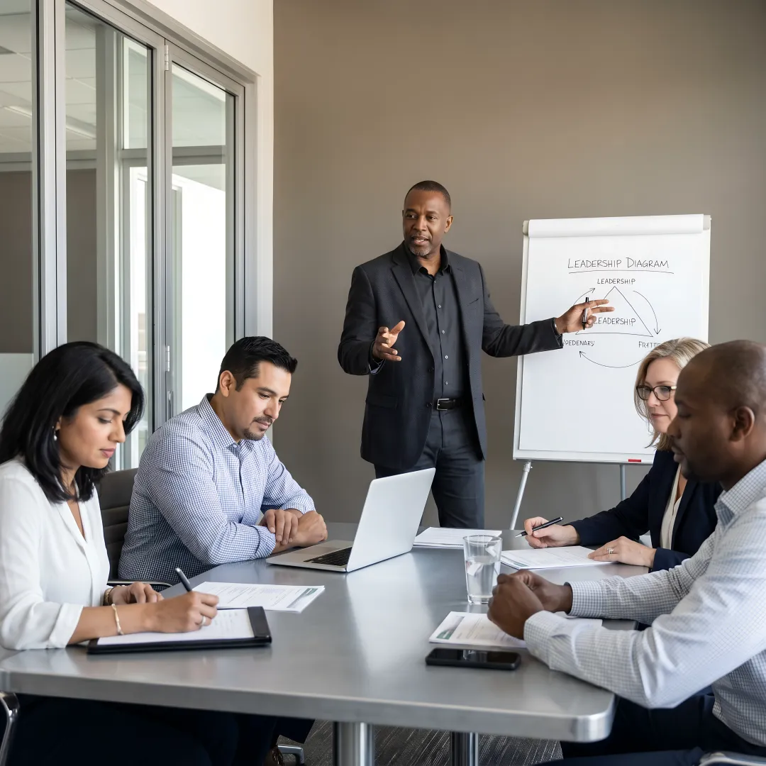 Leadership coaching process in a workshop