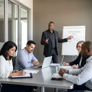 Leadership coaching process in a workshop