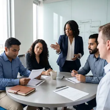Leadership training process with coaching and group exercises