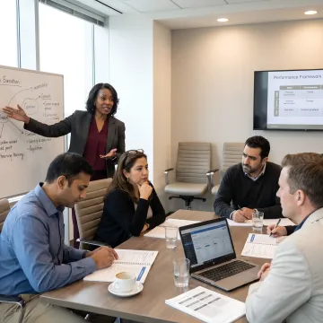Sales managers practicing coaching skills