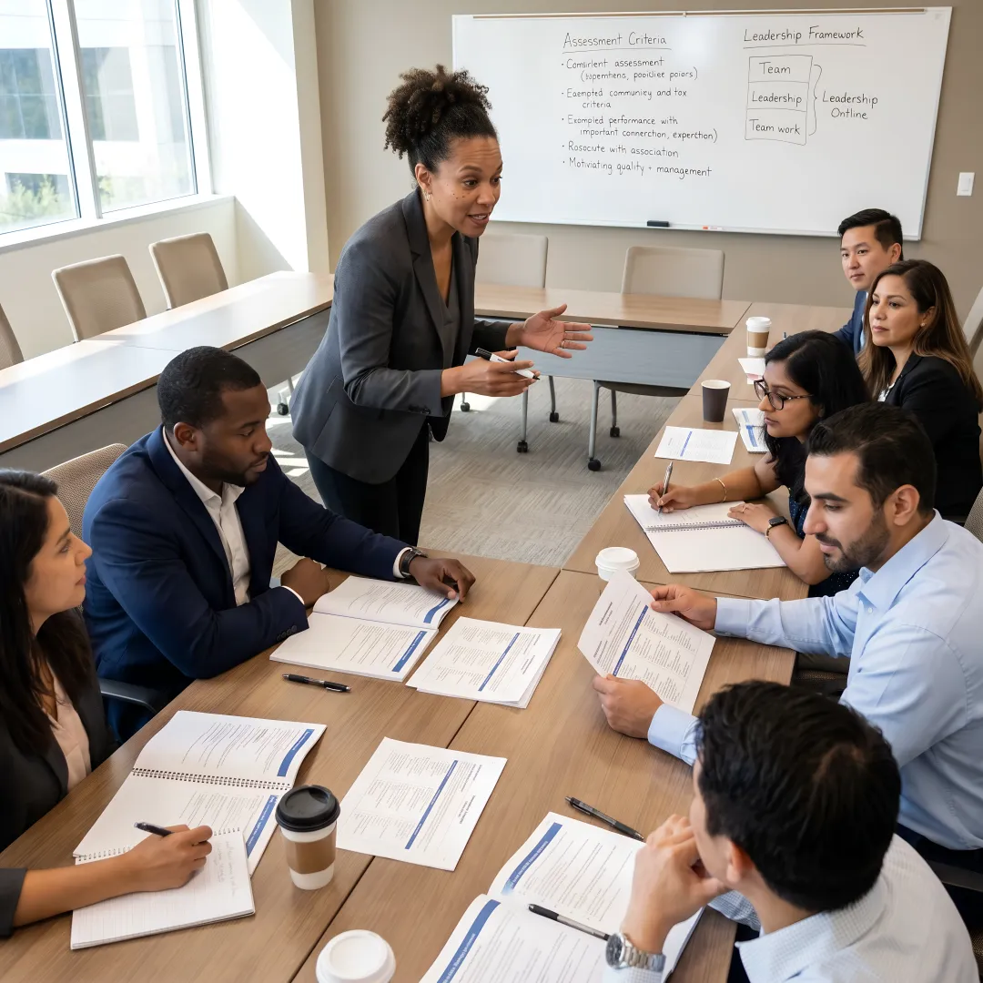 Leadership certification training process
