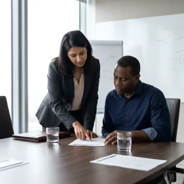 Executive coaching process planning session
