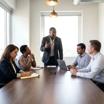 Executive coaching session for higher education leaders