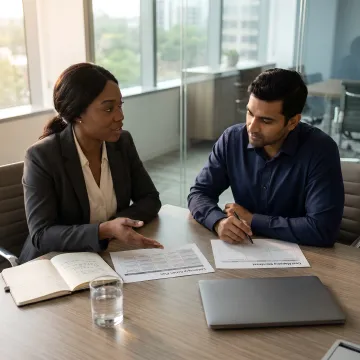 Executive coaching process with leadership planning