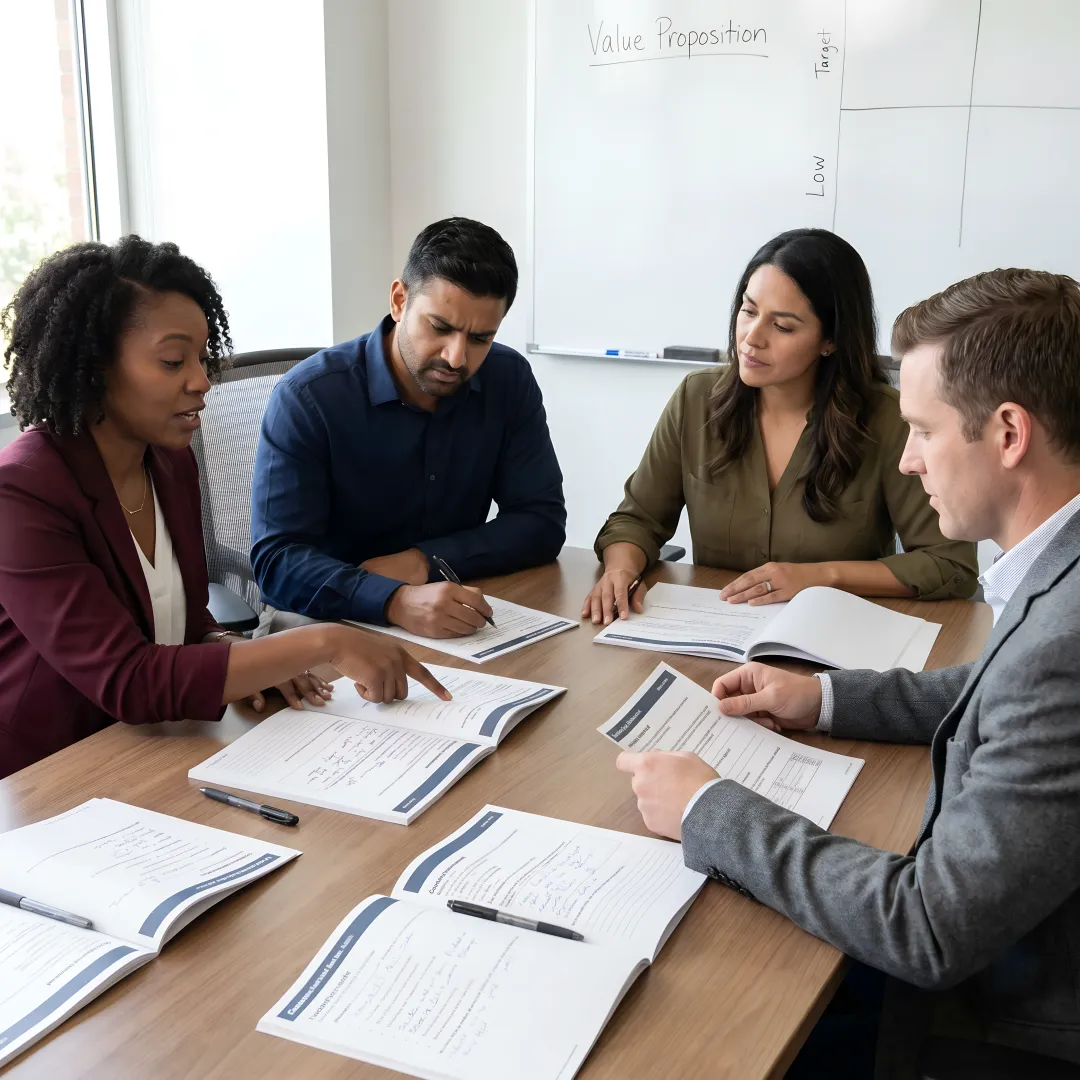 Financial sales team training process