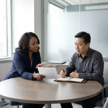 Executive coaching process with leadership planning