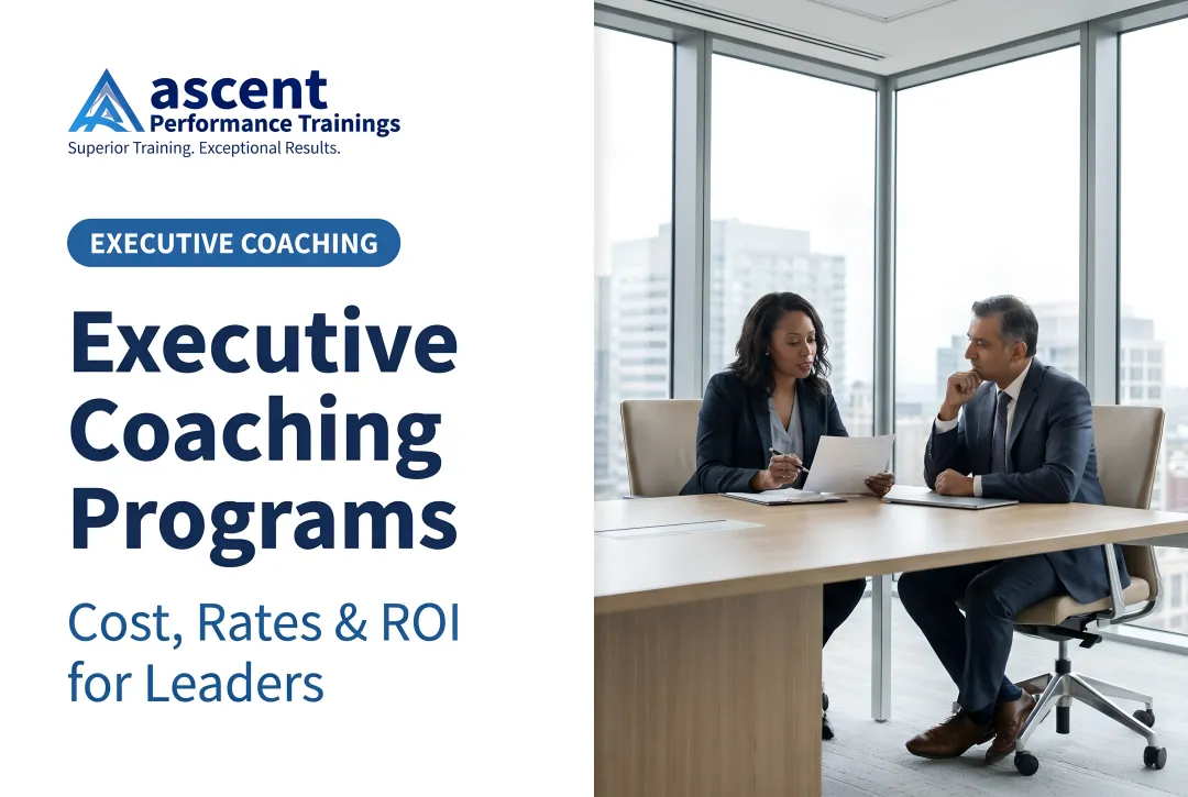 Executive Coaching Programs: Cost, Rates & ROI for Leaders