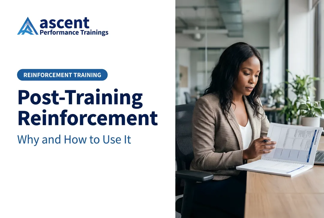 Post-Training Reinforcement: Why and How to Use It