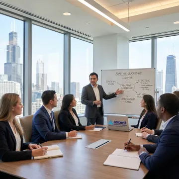 Executive leadership coaching session in Chicago