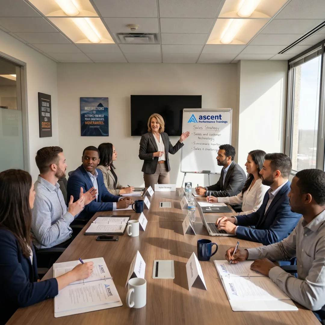Sales and customer service coaching session
