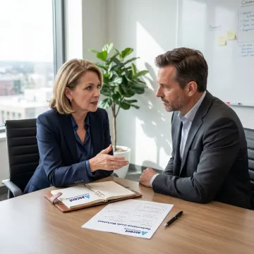 Executive leader in one-on-one coaching session