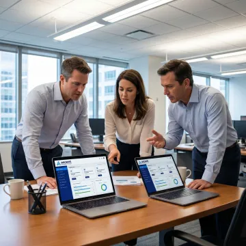 Financial services LMS training platform