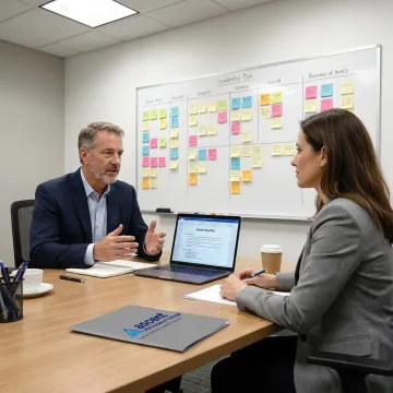 Executive coaching session for creative leadership