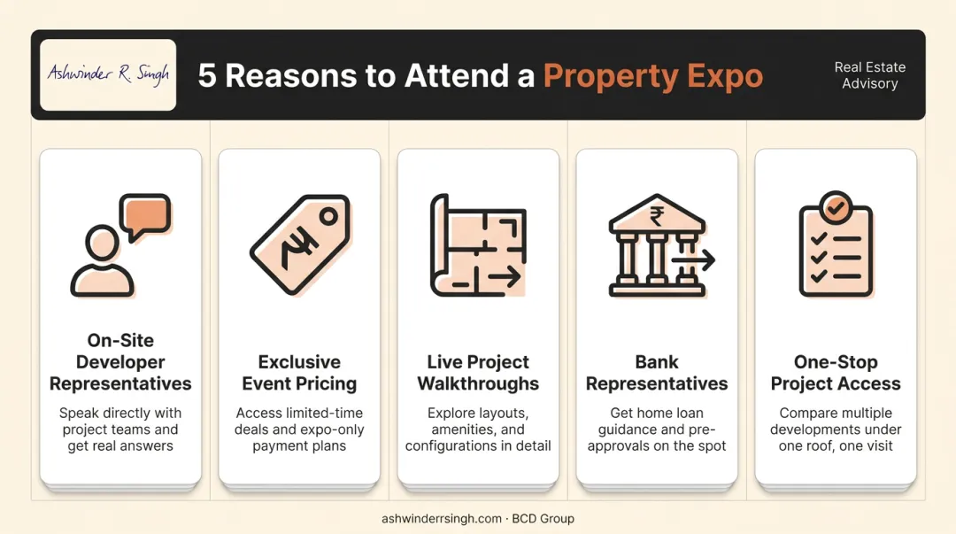 5 key benefits of attending a Mohali real estate property expo