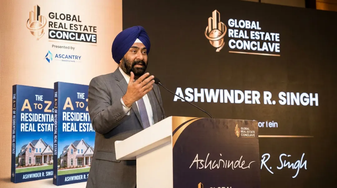 Ashwinder R Singh real estate keynote speaker credentials and book covers display