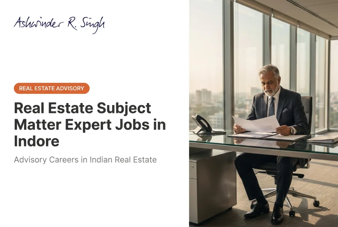 Real Estate Subject Matter Expert Jobs in Indore