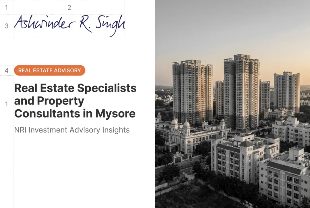 Real Estate Specialists and Property Consultants in Mysore