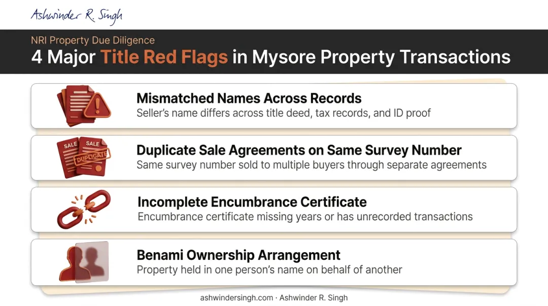 Four common property title red flags advocates identify in Mysore