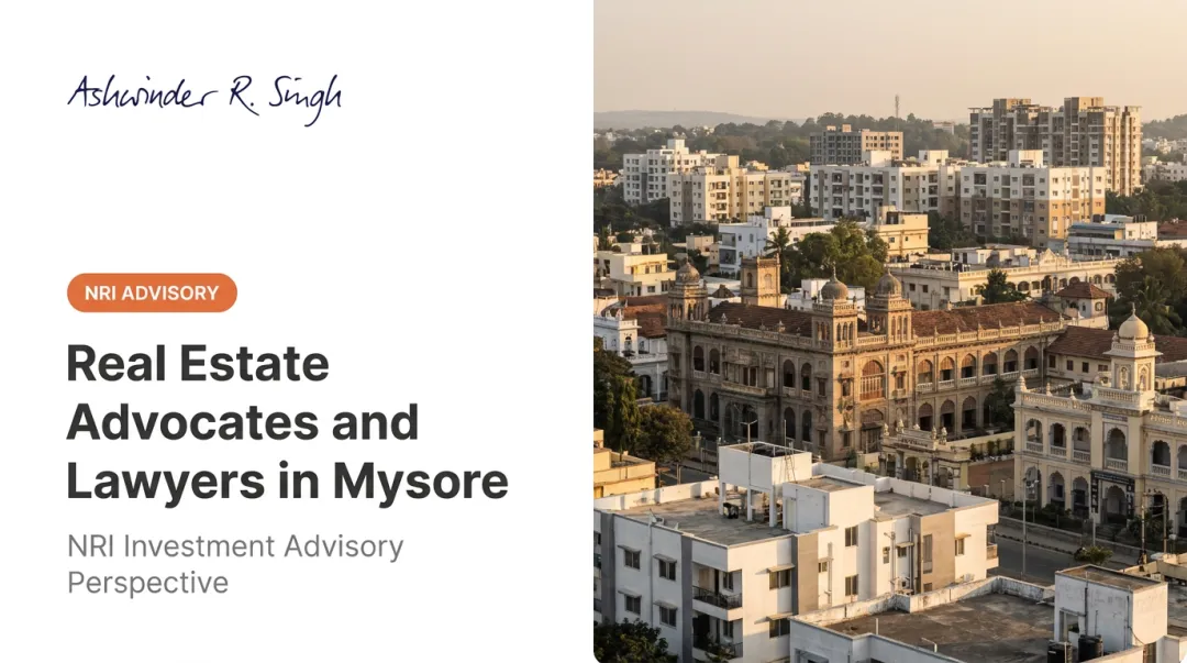 Real Estate Advocates and Lawyers in Mysore