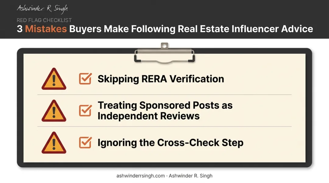 Three common mistakes to avoid when following real estate influencers
