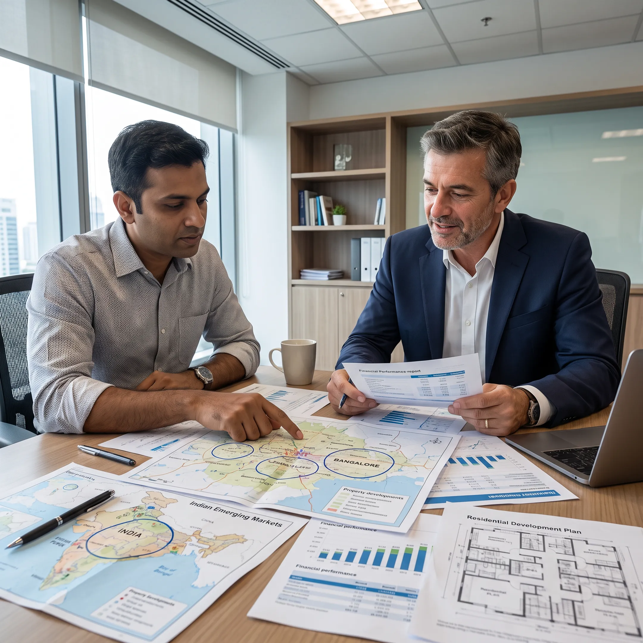 NRI investor reviewing Indian property options