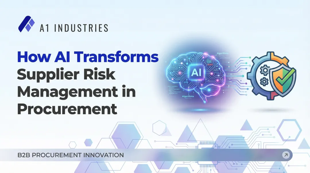 How AI Transforms Supplier Risk Management in Procurement