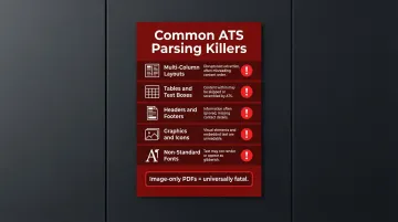 ATS resume parsing failure causes and their downstream effects on candidate scoring