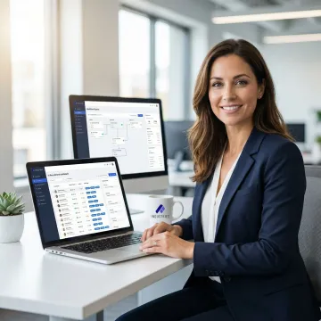 AI-powered recruiting automation platform showing candidate shortlists and screening workflow