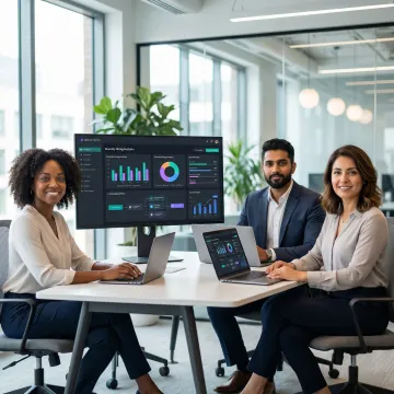 AI recruitment platform dashboard showing diversity and inclusion hiring metrics