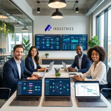 Assembly Industries team deploying custom AI agents through a structured implementation process