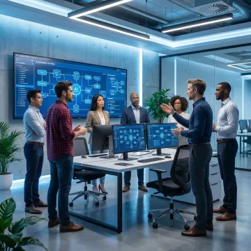Assembly Industries automation implementation process showing AI agent configuration and staffing workflow setup