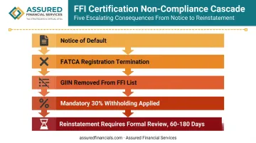 FATCA compliance failure consequences cascade for financial institutions