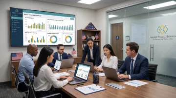 AFS accounting team managing government contractor financial systems and compliance