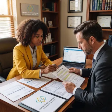 IRS Enrolled Agent reviewing a tax resolution strategy